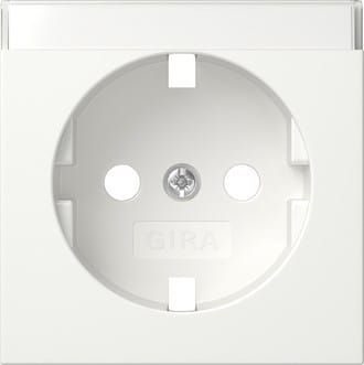 Gira Abd. SCHUKO-Steckd. BSF Reinweiß m 494727 - 494727