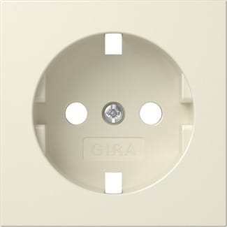 Gira Abd. SCHUKO-Steckd. Cremeweiß 492001 - 492001