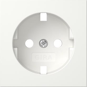 Gira Abd. SCHUKO-Steckd. Reinweiß m 492027 - 492027