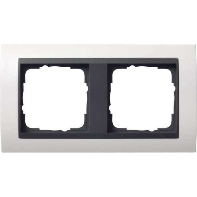 Gira Abdeckrahmen 2f.rws f.anth.ZL,bruchsich. 021207 - 021207
