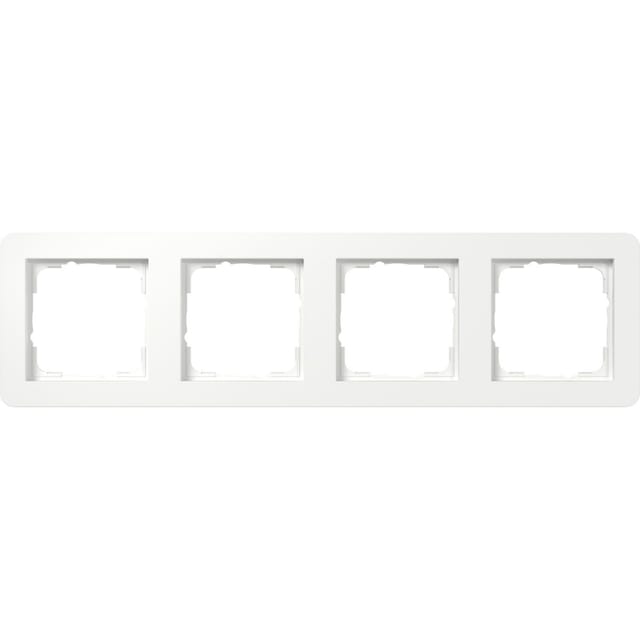 Gira Abdeckrahmen 4fach reinweiß m 0214151 - 0214151