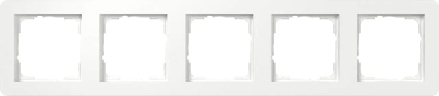 Gira Abdeckrahmen 5fach reinweiß m 0215151 - 0215151