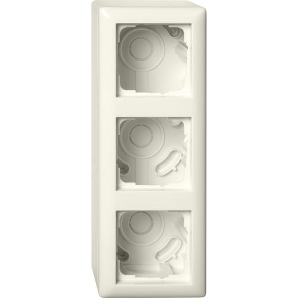 Gira AP-Gehäuse 3f + Rahmen Standard 55 Cweiß 106301 - 106301