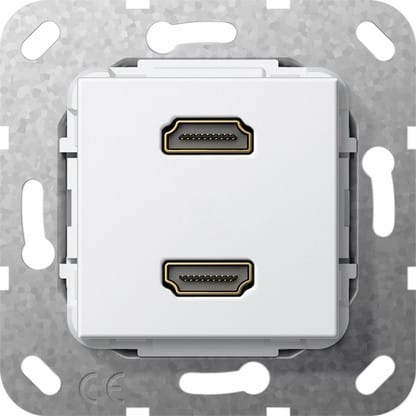 Gira HDMI 2fach Gender Changer rws 567103 - 567103