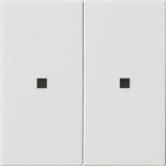 Gira KNX RF Bedienaufsatz 2-f. Reinweiß 510703 - 510703