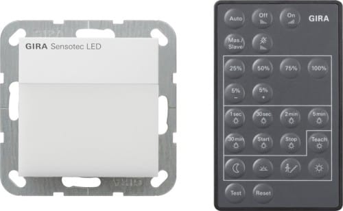 Gira Sensotec LED m.Fernbedien. reinweiß glänzend 236803 - 236803