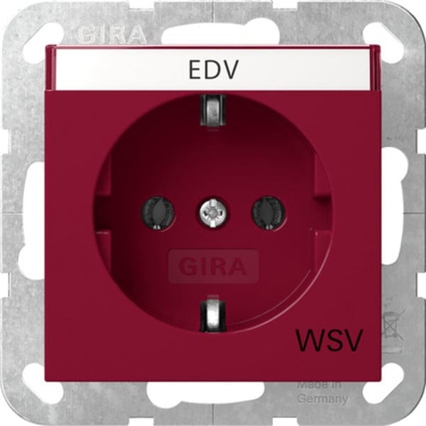 Gira Steckdose BSF Rot 4457108 - 4457108