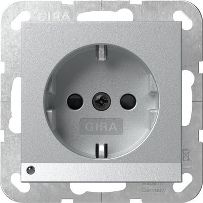 Gira Steckdose LED-Leuchte Alu 417026 - 417026
