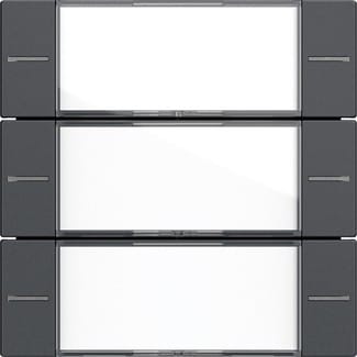 Gira Wippenset 3-fach BSF Tastsensor Anthrazit 577328 - 577328