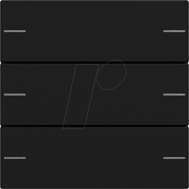 Gira Wippenset 3-fach Tastsensor Schwarz 5753005 - 5753005