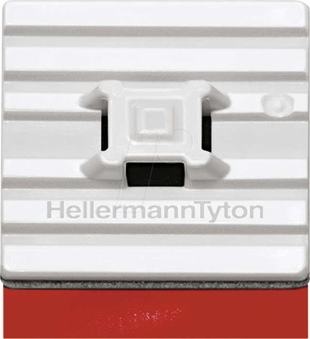 HellermannTyton Flexibler Klebesockel weiß 28,0x28,0 FMB4APT-A-PA66HS-WH - 151-02977