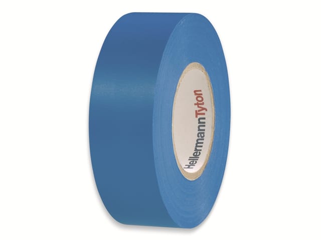 HellermannTyton PVC Isolierband 15-19x20 blau HTAPE-FLEX15-19x20BU - 710-00151