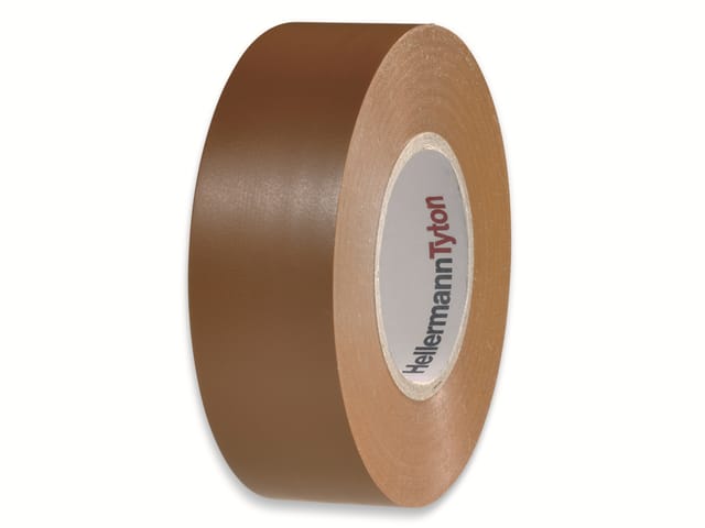 HellermannTyton PVC Isolierband 15-19x20 braun HTAPE-FLEX15-19x20BN - 710-00158