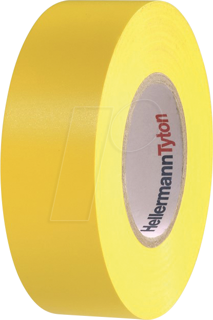 HellermannTyton PVC Isolierband 15-19x20 gelb HTAPE-FLEX15-19x20YE - 710-00153