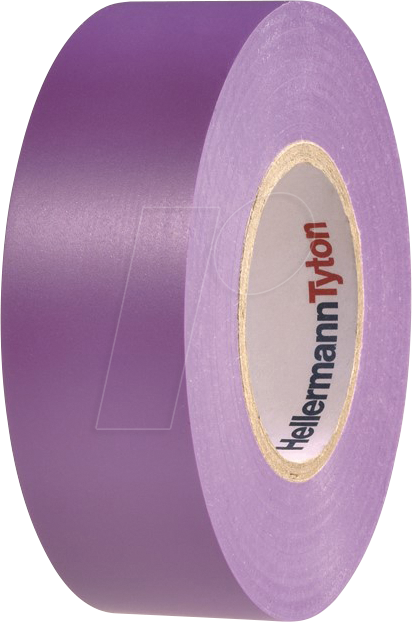 HellermannTyton PVC Isolierband 15-19x20 violett HTAPE-FLEX15-19x20VT - 710-00160