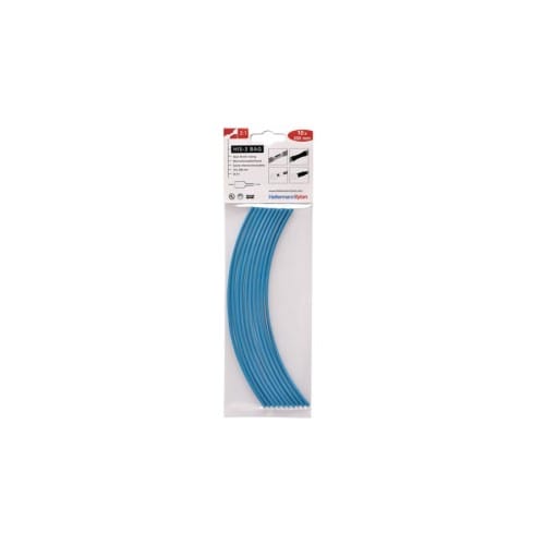 HellermannTyton Schrumpfschlauch 10Abschnitte a 200mm HIS-3-BAG-3/1 bl - 308-30312