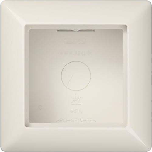 Jung AP-Kappe 1-fach ws angeformter Rahmen AS 581 A W - AS581AW