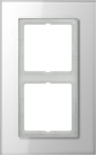 Jung Glasrahmen 2-fach aws waage/senkrecht LSP 982 GL WW - LSP982GLWW