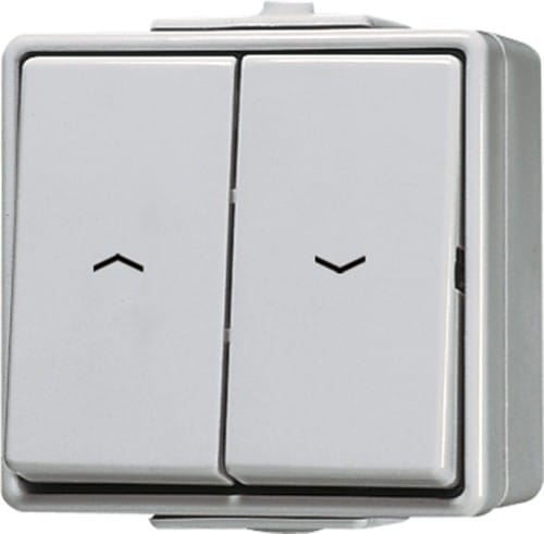 Jung Jalousie-Wippschalter ws 10AX 250V Tas.1-pol. 639 VW - 639VW