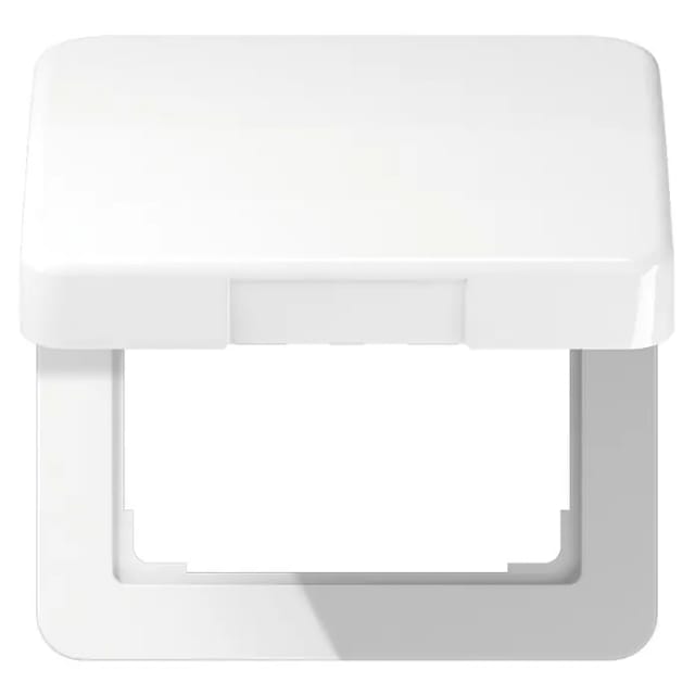 Jung Klappdeckel aws m.Abdeckung 50x50mm CD 590 KL WW - CD590KLWW