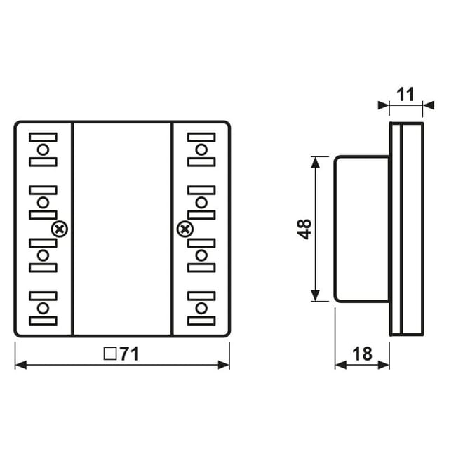 Jung KNX Tastsensor-Modul 4f Universal LS 52941 ST - LS52941ST