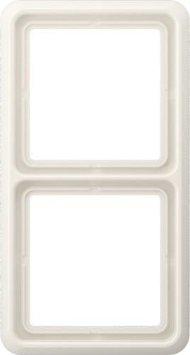 Jung Rahmen 2-fach ws waage/senkrecht CD 582 WU W - CD582WUW