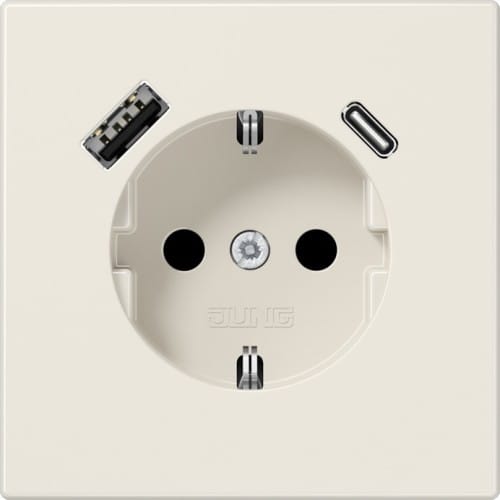 Jung SCHUKO Steckdose mit USB Typ AC LS 1520-15 CA - LS1520-15CA