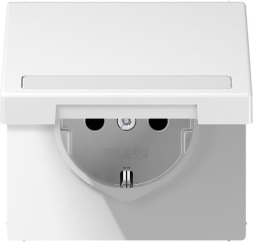 Jung SCHUKO-Steckdose 16 A 250V m.Klappdeckel bruchs LS 1520 BFNAKL WW - LS1520BFNAKLWW