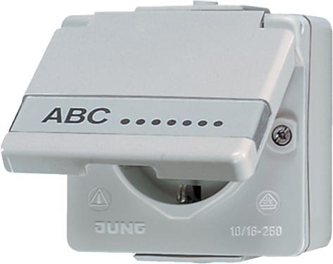Jung SCHUKO-Steckdose 16A 250V 620 NAW - 620NAW