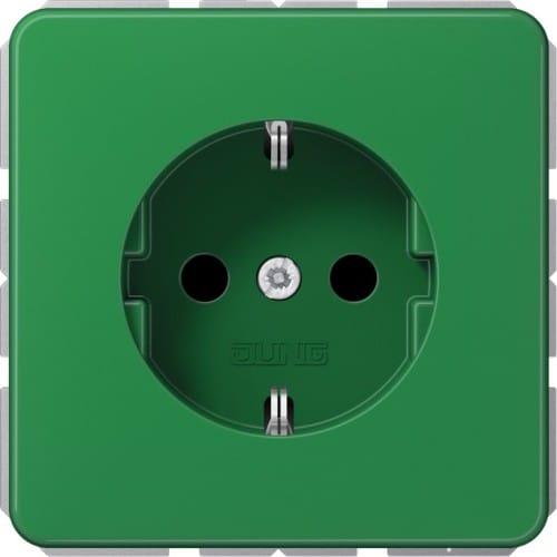 Jung SCHUKO-Steckdose 16A 250V bruchsicher CD 1520 BF GN - CD1520BFGN