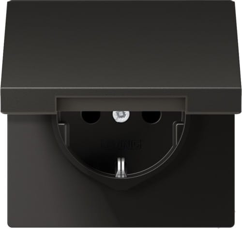 Jung SCHUKO-Steckdose 16A 250V Klappdeckel AL 1520 KIKL AN - AL1520KIKLAN