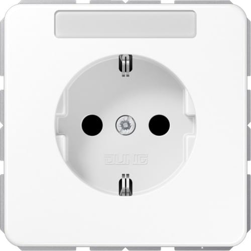 Jung SCHUKO-Steckdose 16A 250V m.Berührungsschutz CD 1520 BFKINA WW - CD1520BFKINAWW