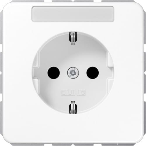 Jung SCHUKO-Steckdose alpinweiß CD 1520 NA WW - CD1520NAWW