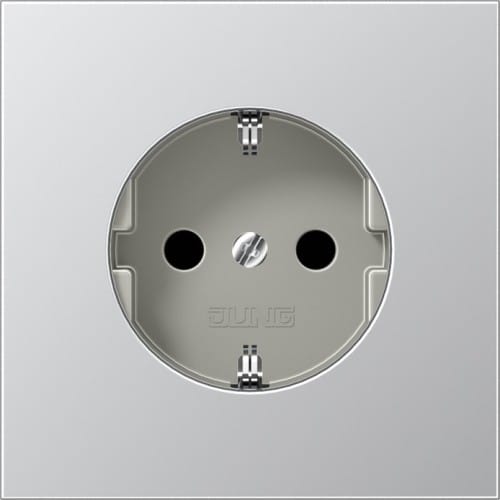Jung SCHUKO-Steckdose aluminium AL 1520 KI - AL1520KI