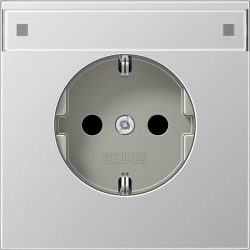 Jung SCHUKO-Steckdose aluminium AL 1520 NA - AL1520NA