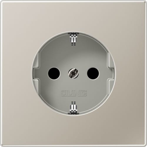 Jung SCHUKO-Steckdose edelstahl ES 1520 KI - ES1520KI