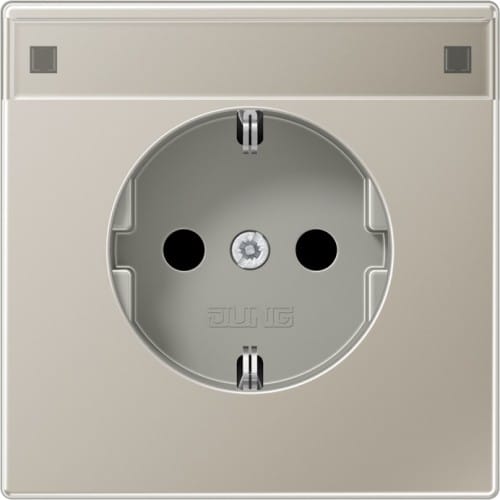 Jung SCHUKO-Steckdose edelstahl ES 1520 NA - ES1520NA