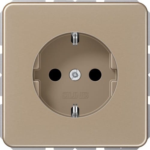 Jung SCHUKO-Steckdose gold-bronze CD 1520 GB - CD1520GB