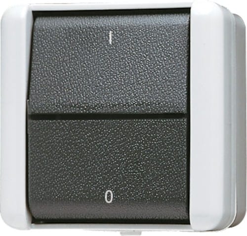 Jung Wippschalter Aus 2-pol. 802 W - 802W