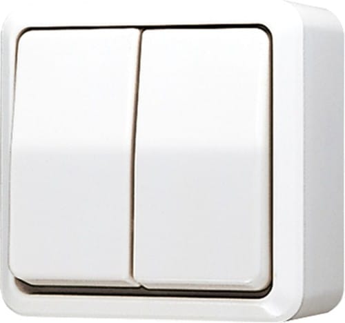 Jung Wippschalter Serie 605 A WW - 605AWW
