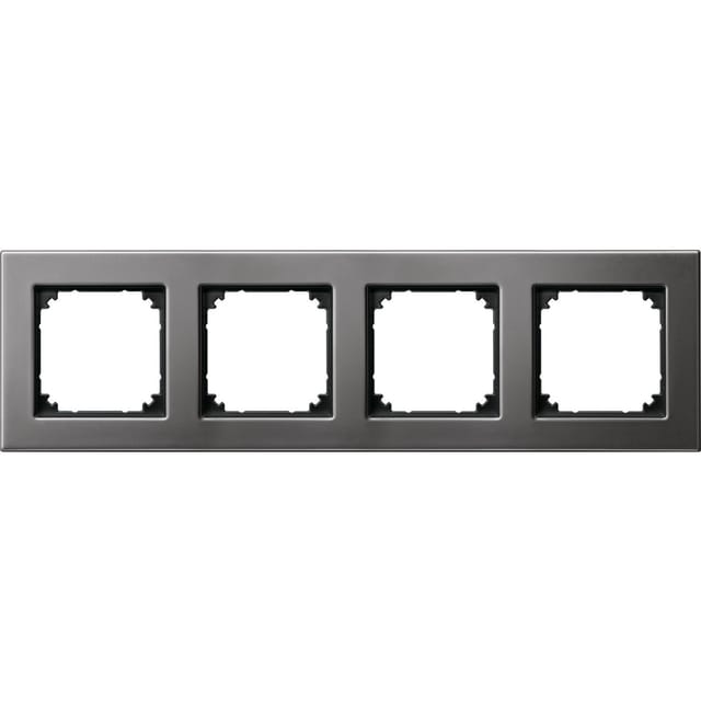 Merten Metallrahmen 4f.rho/gr waage/senkrecht 475414 - 475414