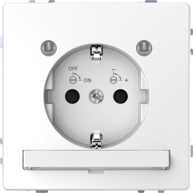 Merten SCHUKO-Steckdose lotosws m.Lichtauslass MEG2304-6035 - MEG2304-6035