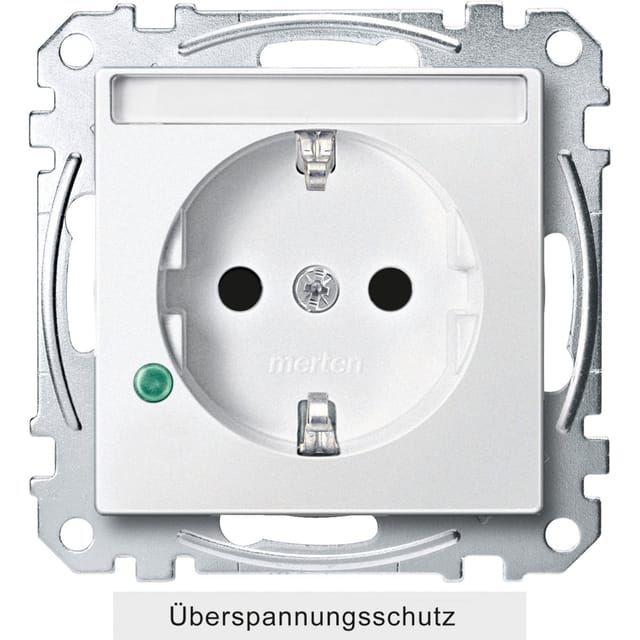 Merten SCHUKO-Steckdose pws Übersp.Sch.Schriftf. MEG2305-0419 - MEG2305-0419