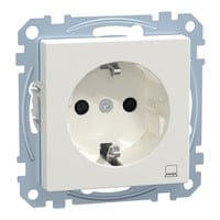Merten SCHUKO-Steckdose pws/gl Kennz.Computer MEG2350-0319 - MEG2350-0319