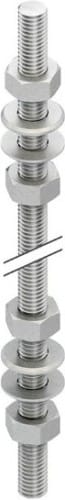 Niedax Gewindestab m.4Muttern+4Unterleg M 12/1000 - M 12/1000