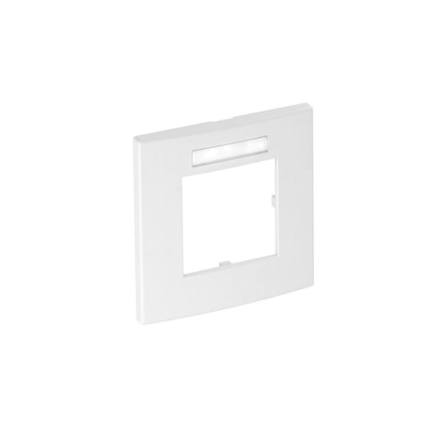 OBO Bettermann Vertr Abdeckrahmen 1fach 84x84mm rws AR45-BSF1 RW - 6119338