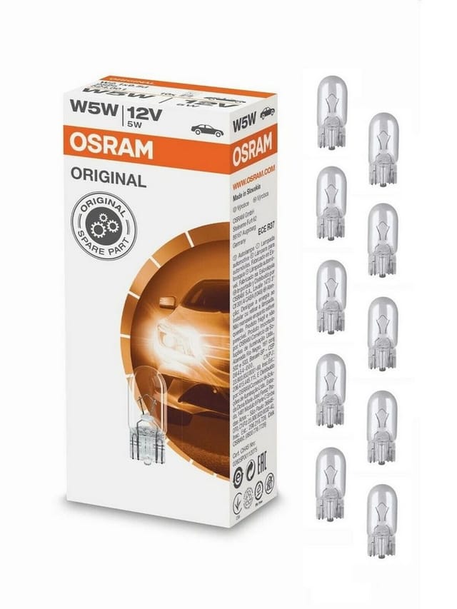 Osram Fahrzeuglampe T10 5W 12V 2825 - 4050300838632