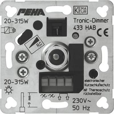 Peha Phasenabschnittdimmer 20-315W D 433 HAB o.A. - 00210213