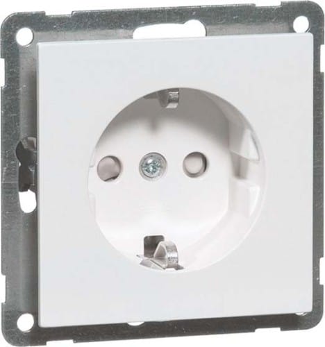Peha SCHUKO-Steckdose alu 16A 250V 2-pol. D 20.6511.702 OKS - 00036811