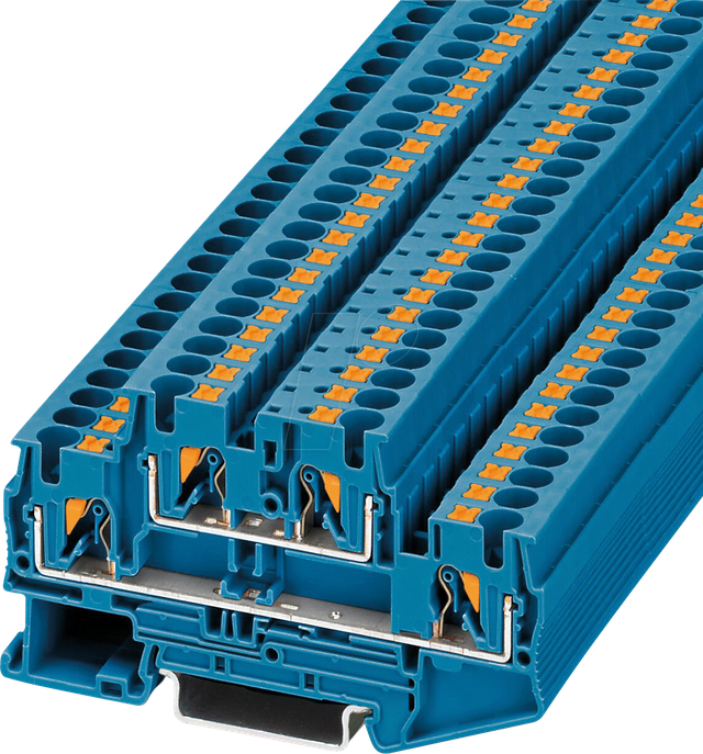 Phoenix Contact Doppelstockklemme 0,2-6qmm,blau PTTB 4 BU - 3211793